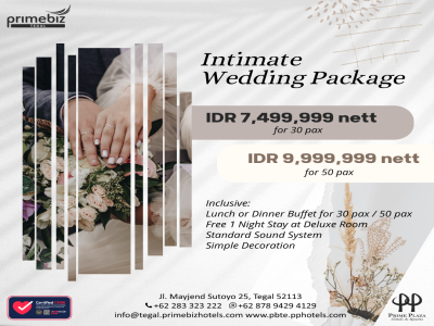  Intimate Wedding Package